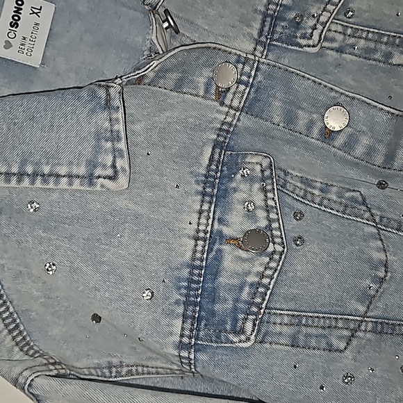 Ci Sono Denim Crop Jacket - Picture 3 of 9